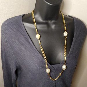 Vintage Long Chain Necklace Made In Korea 31 Inches